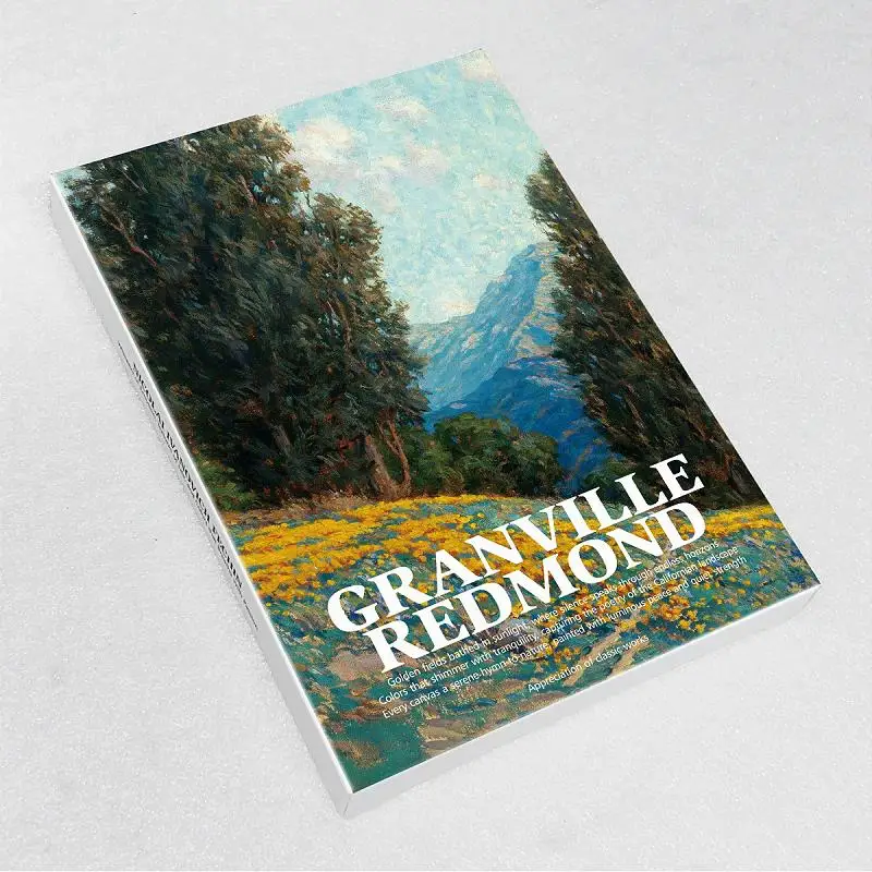 

Granville Redmond Impressionist Art Postcards Set 30PCS - Pastoral Scenery Prints Collectible Greeting Cards for Art Lovers