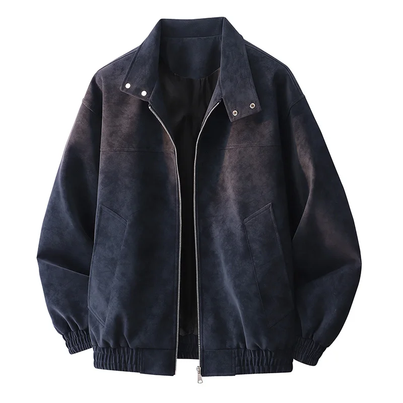 

Autumn and Winter New Jacket Men's Stand Up Collar Jacket Loose, Comfortable, Versatile, Handsome, High-quality Men's Jacket