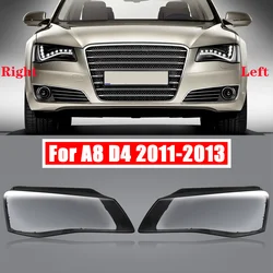 Für audi a8 d4 2011 2012 2013 Scheinwerfer transparente Abdeckung Lampen schirm Scheinwerfer Shell Linse Plexiglas ersetzen Original Lampen schirm