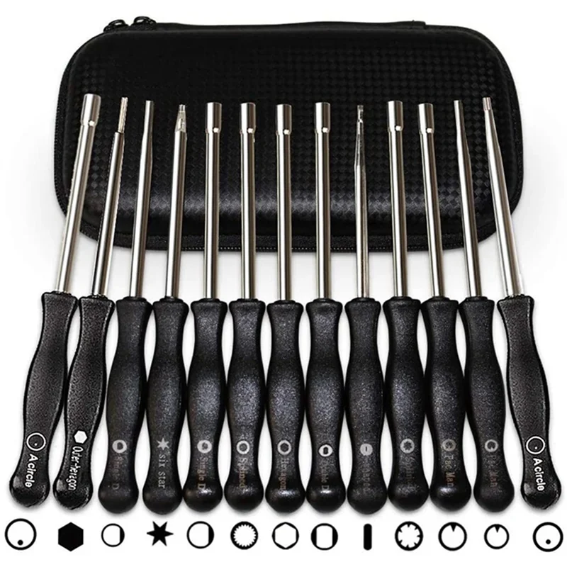 

AF89-Carburetor Screwdriver Adjustment Cleaning Brush Tool Set Kit For 2-Cycle Small Engine Trimmer Weedeater Chainsaw