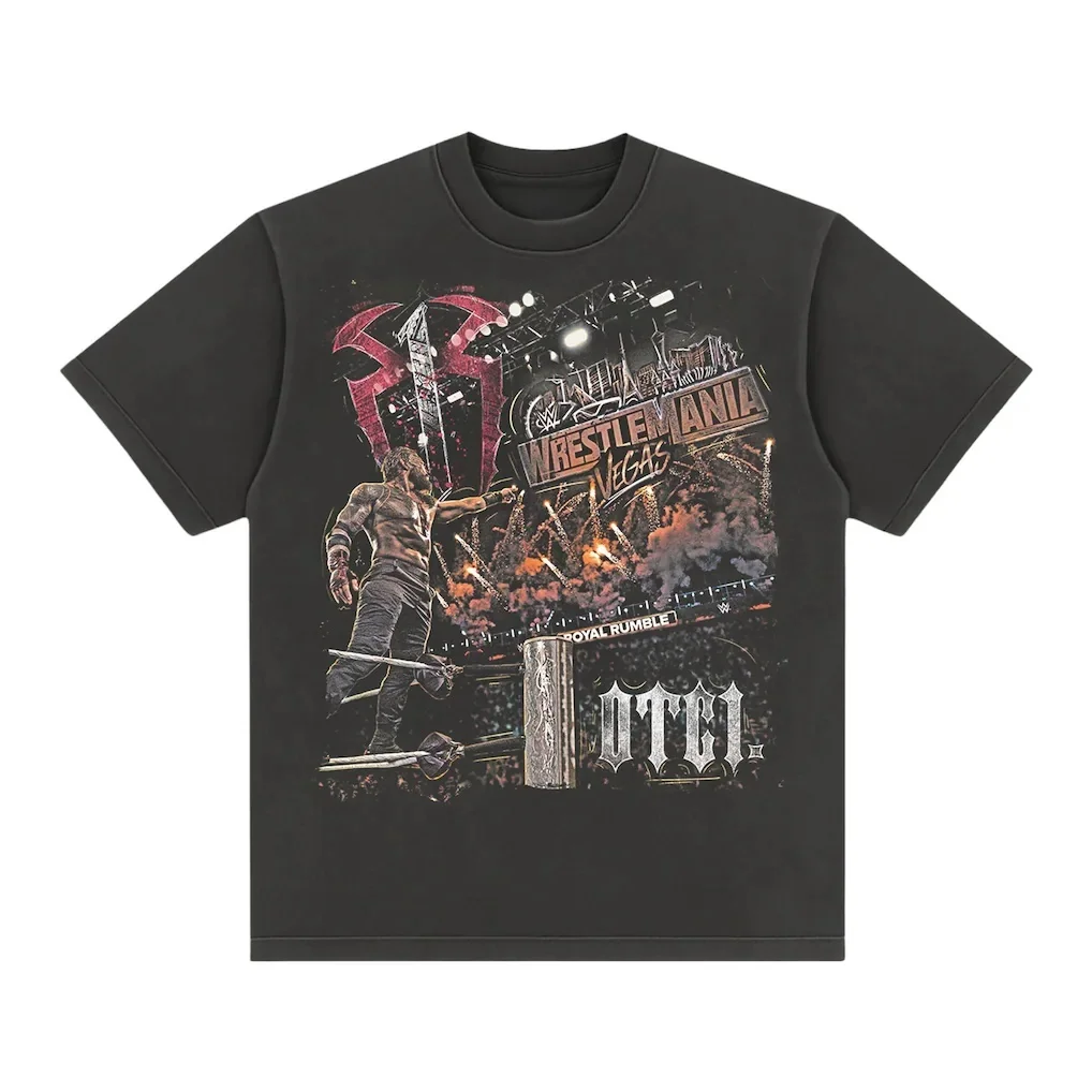 Camiseta Casual de Algodón con Logotipo Tribal de Roman Reigns para Hombre 2026, Camiseta Unisex de Alta Calidad con Estampado de Moda en Tres Colores para Ropa Deportiva