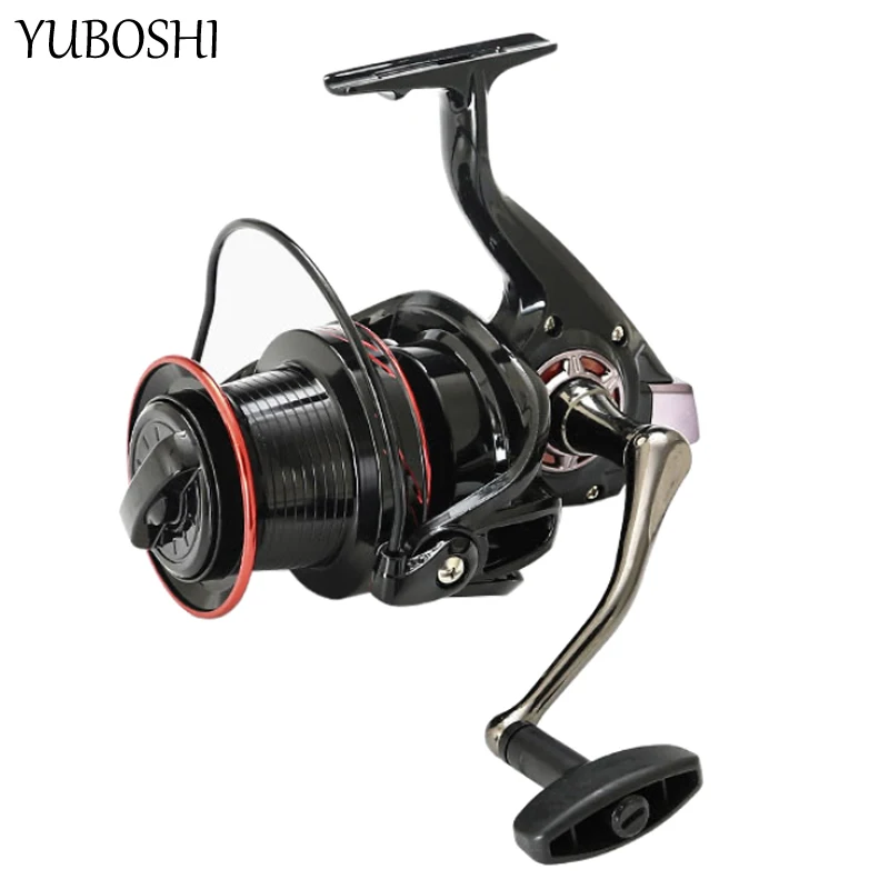 YUBOSHI 9000-12000 Series Interchangeable Spinning Fishing Reel 4.0:1 High-speed Carp Distant Fishing Wheel Pesca