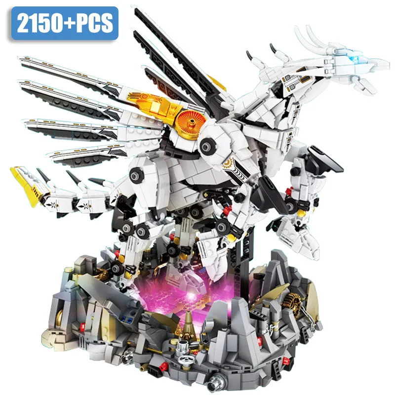 

City MOC 2150pcs Mech War-horse Model Kit Building Blocks Technical DIY Mechnical Robot Bricks Toys For Children Boys Gifts