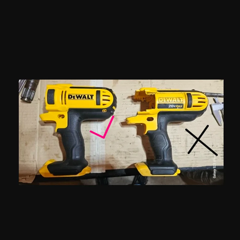 حافظة CLAMSHELL لهاتف Dewalt DCF889 1⁄2 type 3 مبيت مفتاح الربط اللاسلكي N 493698   DCF889HM2 DCF889 HB DCF889M2 DCF889B