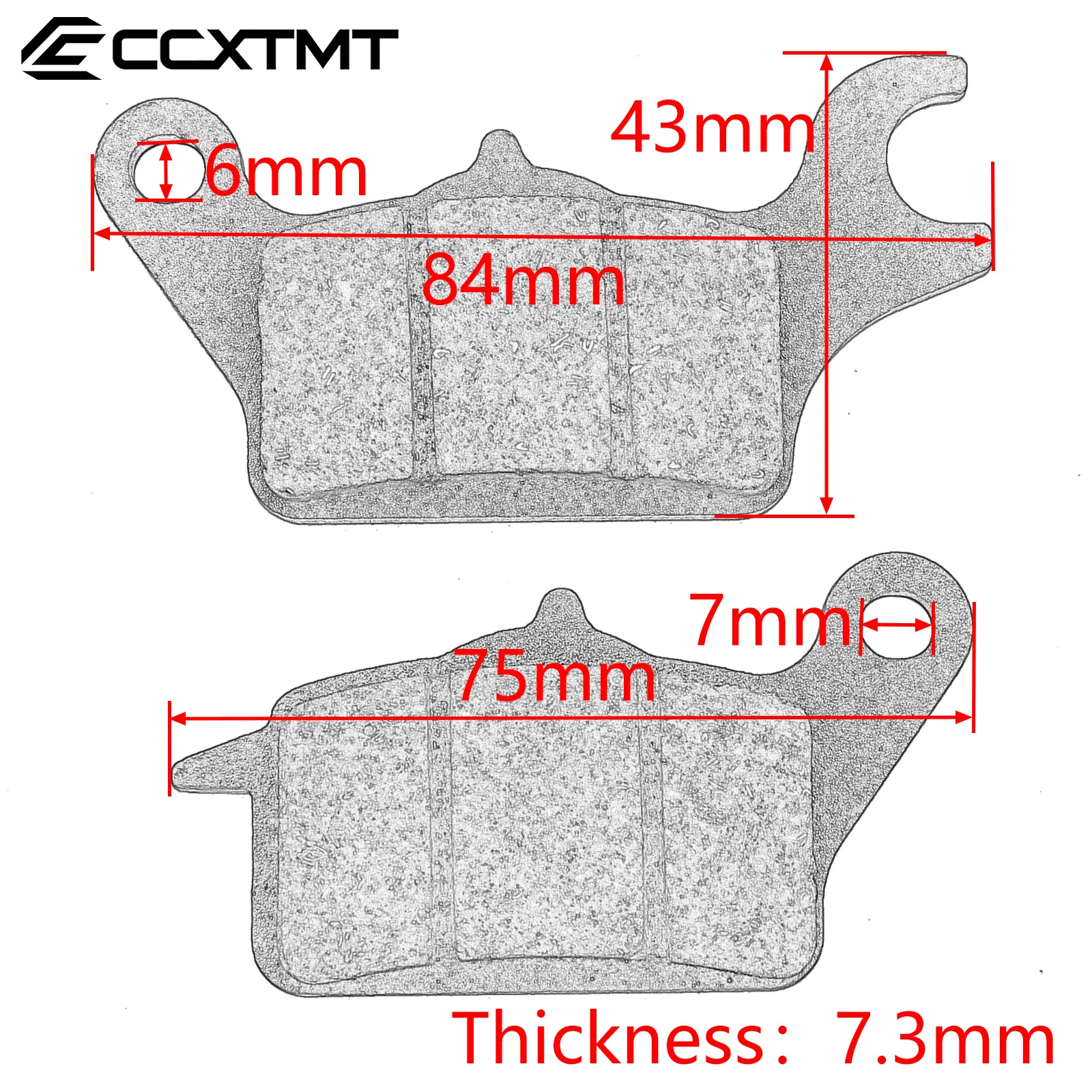 Motorcycle Electric Scooter Original Rear Brake Pad Shoe for Niu N1/N1s Nqi Ngt M1 M+ NQi GT MQi Disc Brake Pads Universal Parts view 6