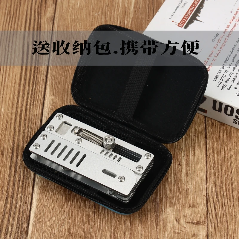 لعبة صوت إصبع EDC معدنية إبداعية محمولة للاستخدام الخارجي (يمكن أن تصنع الصوت)