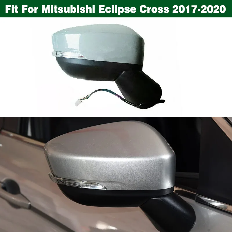 5Pin For Mitsubishi Eclipse Cross 2017-2020 Auto Rearview Door Wing Mirror Assy Folding Car Accessory Rear View Mirror Assembly