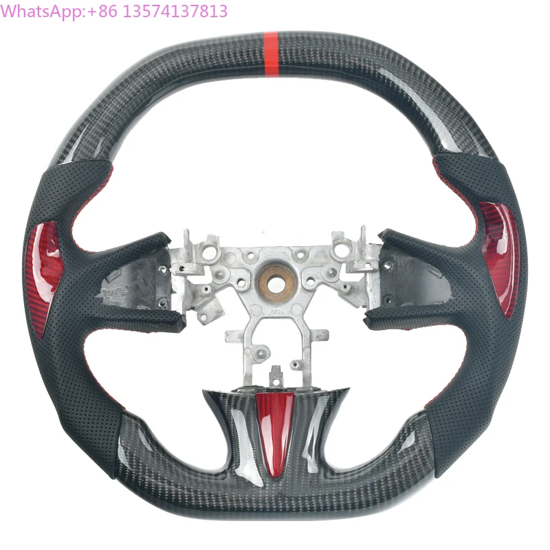 

FOR Infiniti 2017 2018 2019 2020 2021 2022 2023 Q60 QX60 Q50 QX50 QX55 Q70 QX70 Steering Wheel Carbon Fiber Customized