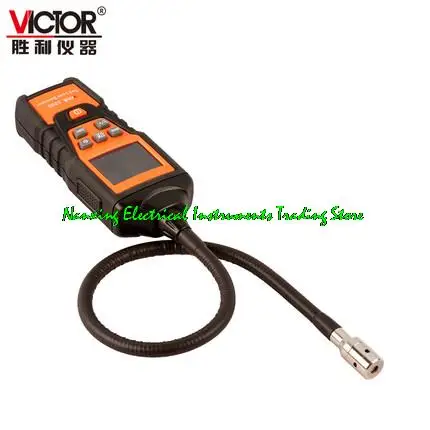 VICTOR VC822C/VC822D แก๊ส Lpg เครื่องตรวจรอยรั่วเครื่องวิเคราะห์เชื้อเพลิง Flammable Natural Air Tester ที่มองเห็นได้เครื่องเตือนเสียง Smart Sensor