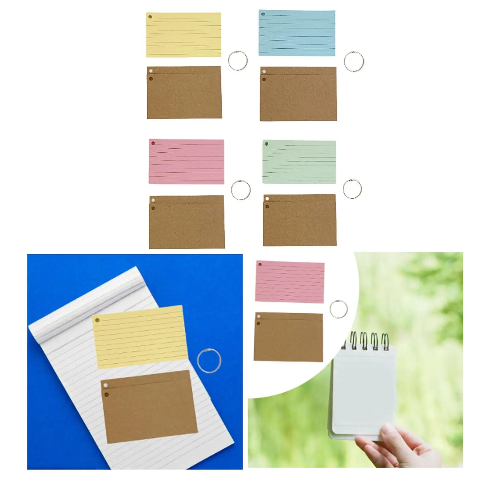 Lined Paper Refills Memo Pads Learning Language School Planning Writing Pads
