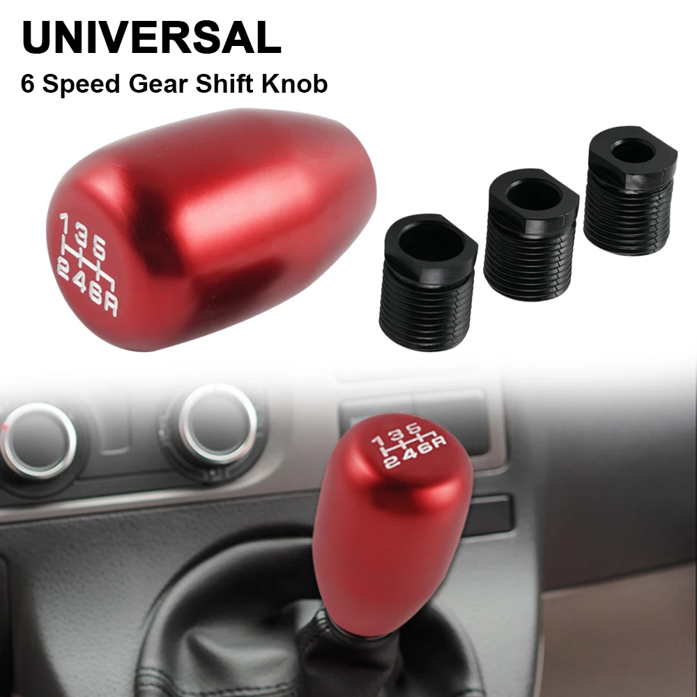 Universal 5 or 6 Speed Aluminum Gear Shift Knob For Honda Civic For Acura RSX for Nissan