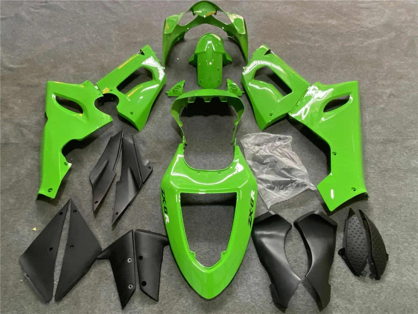 Motorcycle Fairing Kit Suitable for Kawasaki ZX-6R 05-06 Year 6R 636 2005 2006 Fairing Green