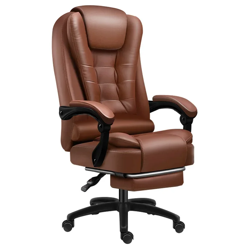 Bedroom Office Chair Computer Mobile Armrest Conference Comfort Oversized Leather Chairs Executive Sillas Ergonomic Furniture