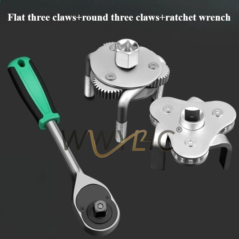 

Suitable for Three-claw Oil Filter Element, Wrench Filter Disassembly Tool, Oil Compartment Disassembly Tool,