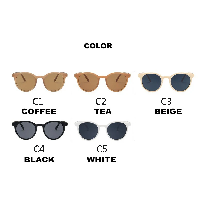 خمر موضة نظارات شمسية مستديرة النساء الرجال الرجعية الكلاسيكية النظارات الشمسية في الهواء الطلق القيادة ظلال سيدة رجل نظارات واقية UV400