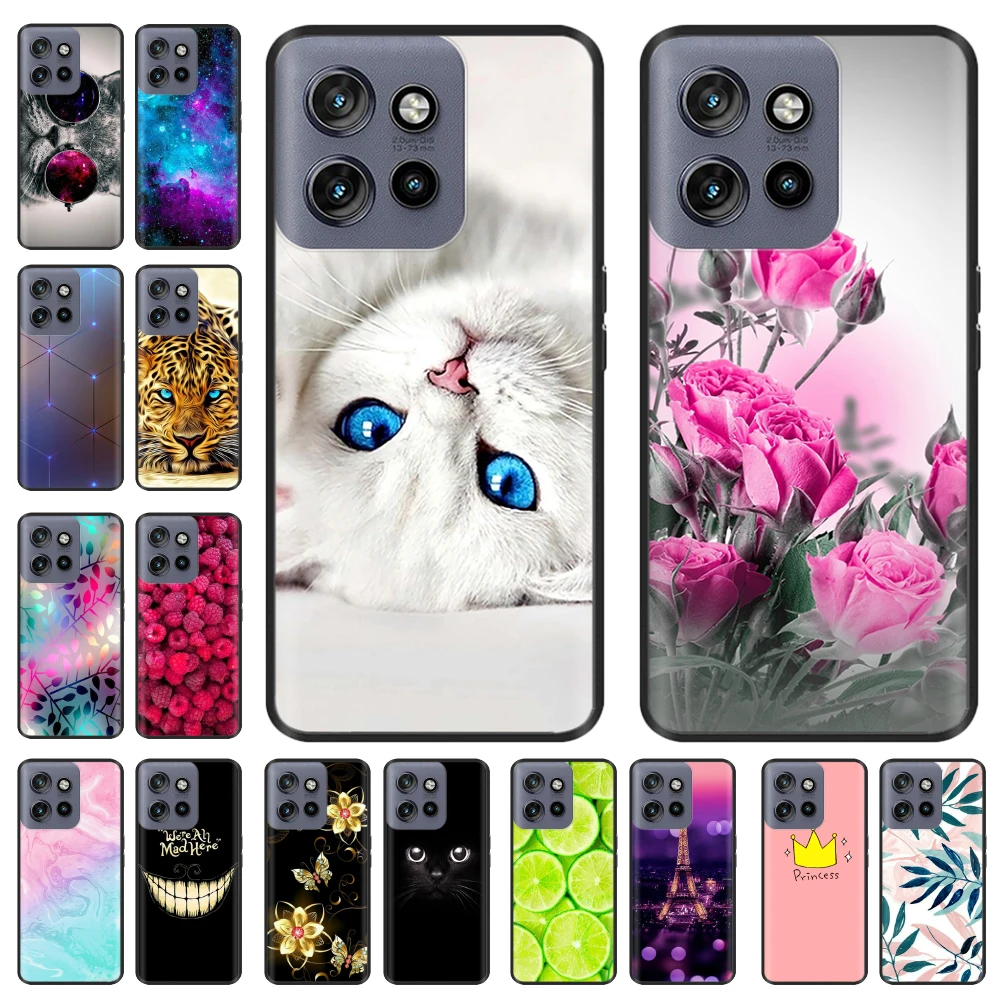 

For Moto S50 Case Luxury TPU Soft Black Silicone Phone Cases for Motorola Moto S50 Neo 5G Shockproof Shell Back Cover Fundas