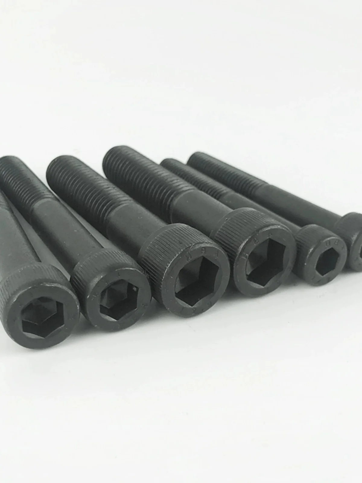 M6 M8 M10 M12 M14  Black Grade 12.9 Steel Hexagon Hex Socket Cap Half Thread Allen Screw Bolt Cup Head Half Tooth Screw