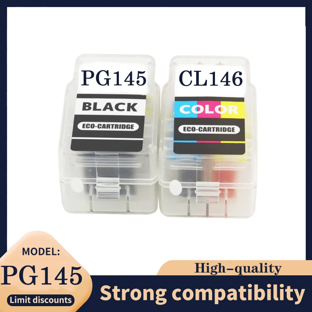 PG145 CL146 Smart Refill Kit Ink Cartridges Pg145 XL Cl146 XL for Canon Pixma MG2410 MG2510 TS3110 IP2810 MG2910 MG3010 printer