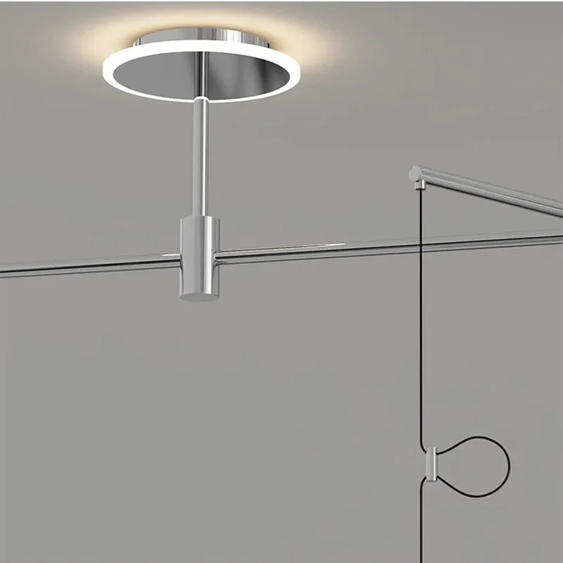 Lampade a sospensione a Led mobili nordici tavoli da pranzo minimalisti moderni lampadario da cucina studio lampada a sospensione con braccio