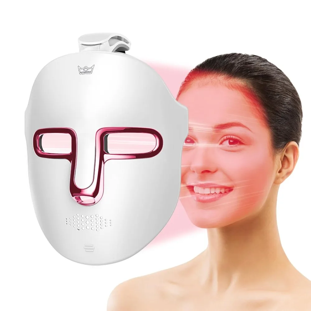 Photon Skin Care Led Light Therapy Mask Anti Wrinkles Acne Reduction Facial Skin Care Zupora White Facial Skin Care Mask Gift