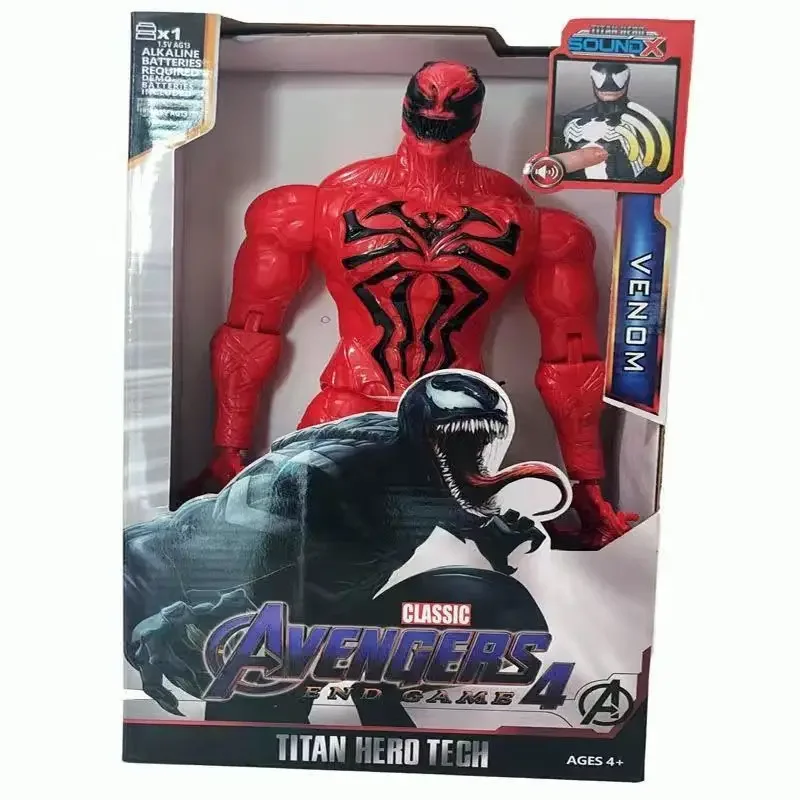 2025 Hot 30 cm Marvel Figuur Avengers Endgame Captain Justice Geluid Led Licht Super Hero Poppen Pvc Action Figure Model kinderen Speelgoed