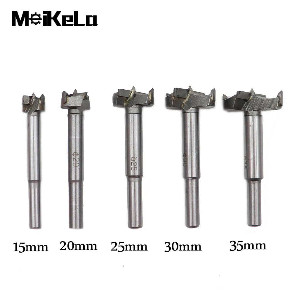 

1pc 15/20/25/30/35mm Wood Drill Bit Self Centering Hole Saw Cutter Wood Hole Drilling Tools Forstner Drill Bit