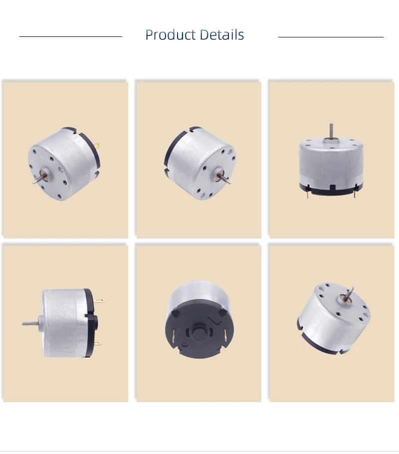 Faradyi Mini-Mikro-Elektro-Gleichstrommotor mit hohem Drehmoment und niedriger Drehzahl und niedriger Drehzahl