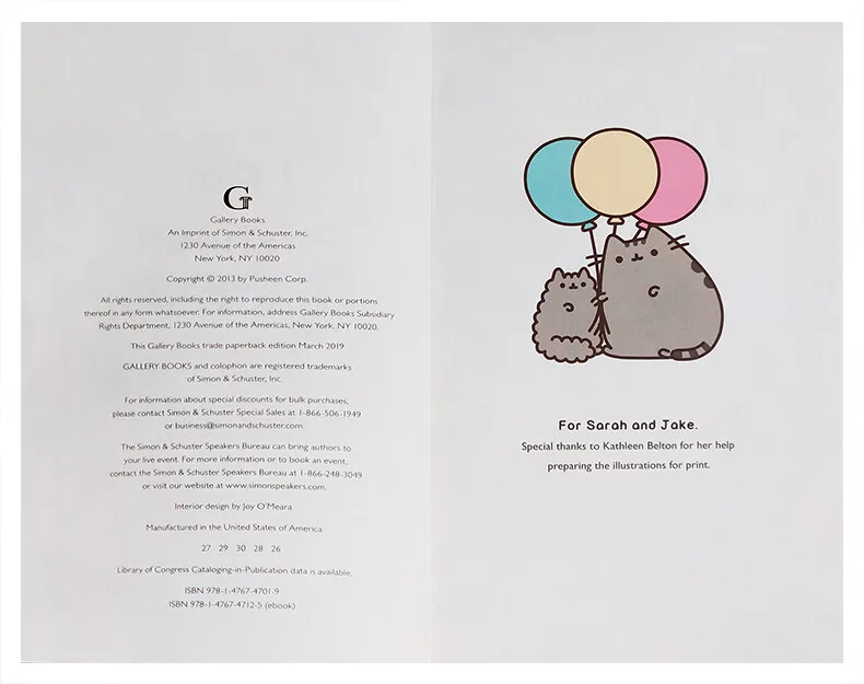 I Am Pusheen The Cat Original English Picture Book for Kids