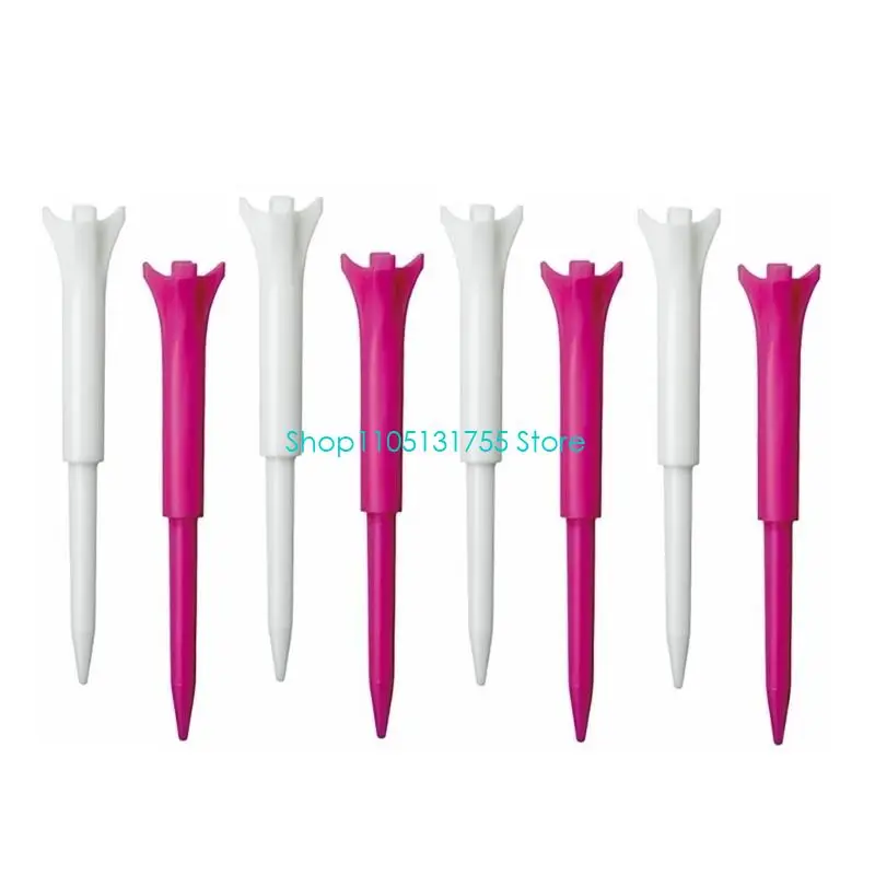 K0EF Golf Tees for Positioning Golf Balls Before Shots, with Four-Point Ball Rests, ABS Plastic Construction, and 15 Count