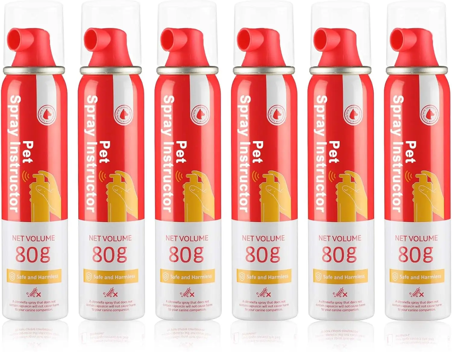 

Спрей-корректор для собак, 80 мл, 6 шт. в упаковке, для прекращения лая, воровства еды и нежелательного поведения - безопасное средство для дрессировки питомцев