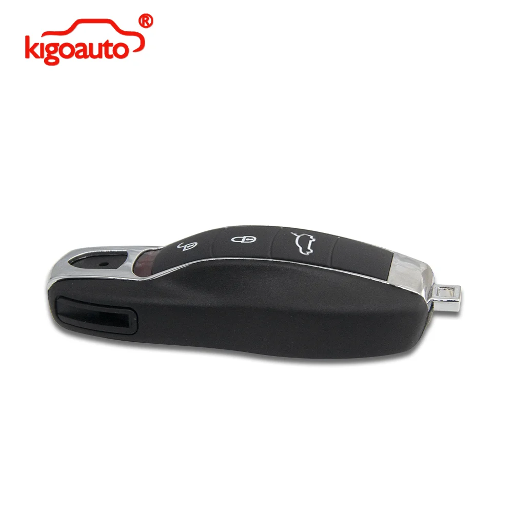Kigoauto KR55WK50138 Smart Key Shell 3 Button with Panic for Porsche 911 Boxter Cayenne Cayman Macan Panamera