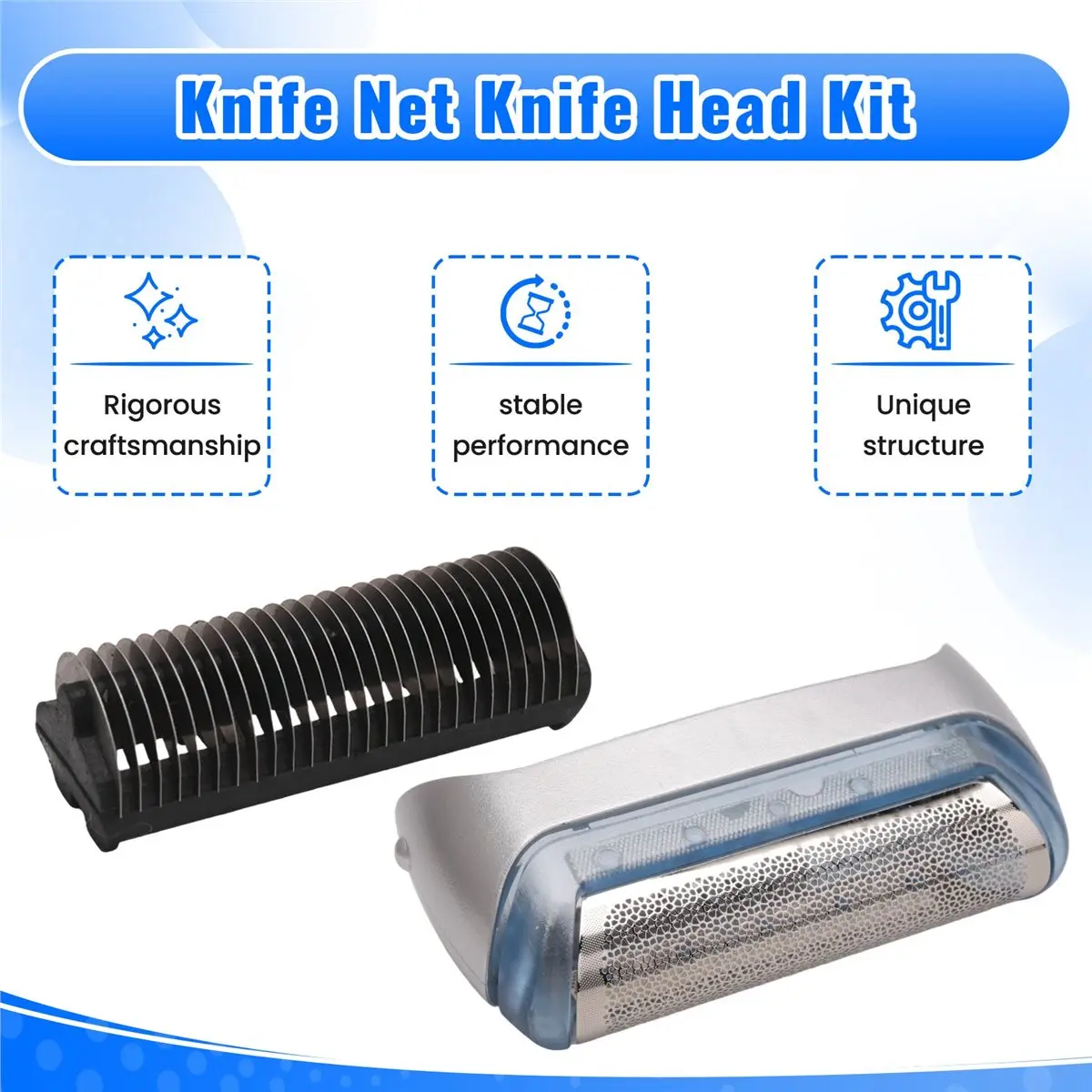 

ABPO Shaver Replacement Foil and Blade for BRAUN 20S Shaving 2000 Series Cruzer 1 2 3 4 for 2615 2675 2775 2776 170