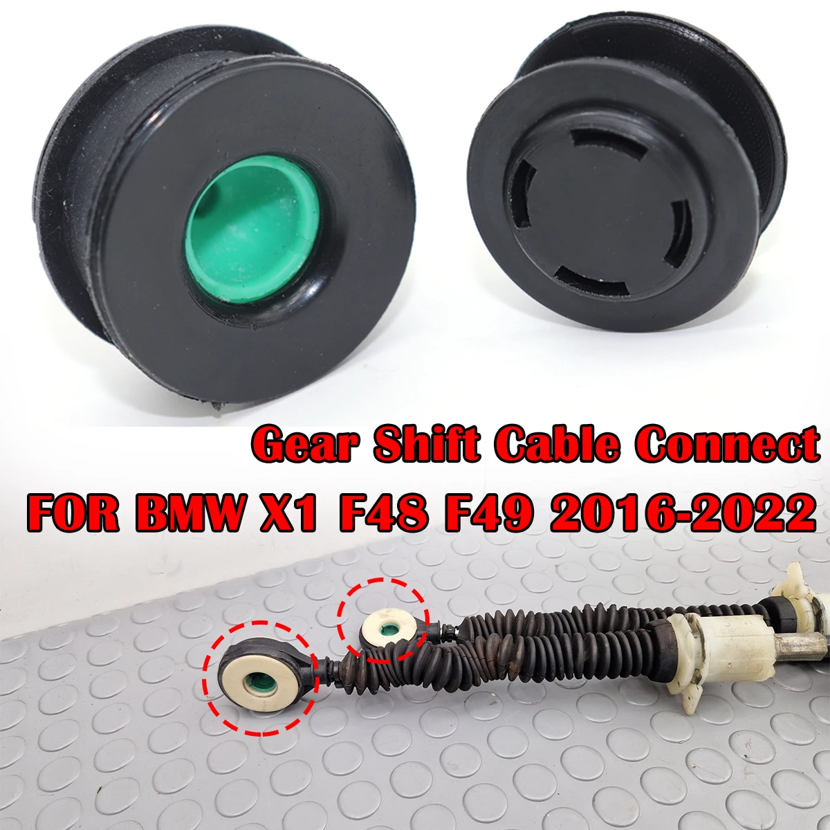 

FOR BMW X1 F48 F49 MT Gearbox Shift Cable Linkage Control Bushing Gear Shifter Lever Selector End Rod Connect 2016 2017-2022