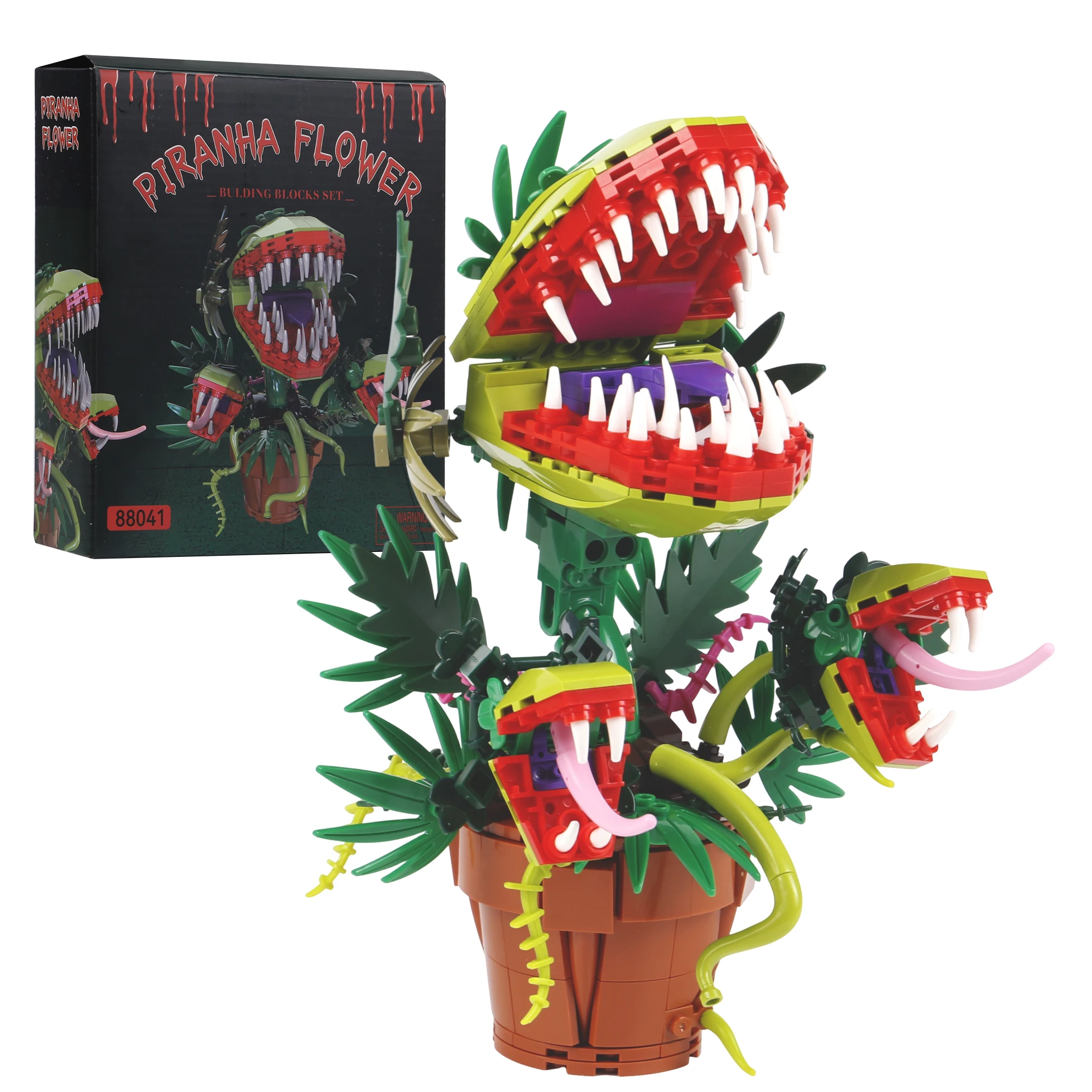 

Креативный конструктор «Человекоедящее растение в горшке»: Декоративная коллекция для дома, игрушка-конструктор, подарок на день рождения для взрослых