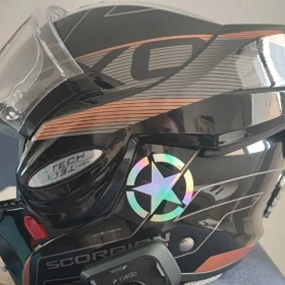 1pc Army Five-pointed Star Refit Stickers Motorcycle Stickers for Fuel Tank Fender Waterproof Racing Helmet Creative Car Decals