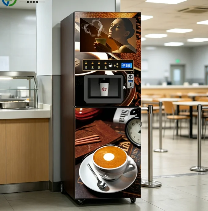 Automatic Coffee Vending Machine Custom Flavor Coffee Vending Machine