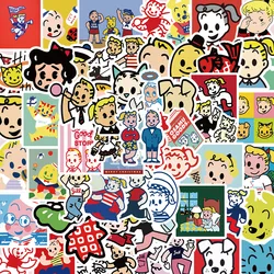 60pcs HARADA OSAMU Cute Cartoon Stickers Notebook Suitcase Laptop Water Bottle Waterproof Sticker Diy Decoration Kids Toy