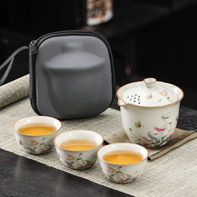 ruyao-handheld-tea-pot-travel-set-simple-sun-protection-sleeve-cover-one-pot-three-cups-storage-bag-for-brewing-tea-on-the-go