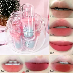 PINKCOCO Lucky Star Matte Lip Tint — Non-Transfer Formula, Skin-Tone Enhancing, Velvet-Matte Finish Lip Mud for a Chic and Lasti
