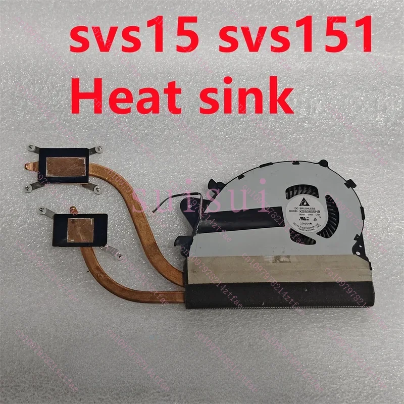 Original para sony vaio svs15 svs151 svs1511 portátil cpu ventilador de refrigeração do radiador refrigerador portátil KSB0605HB-L101 300-0101
