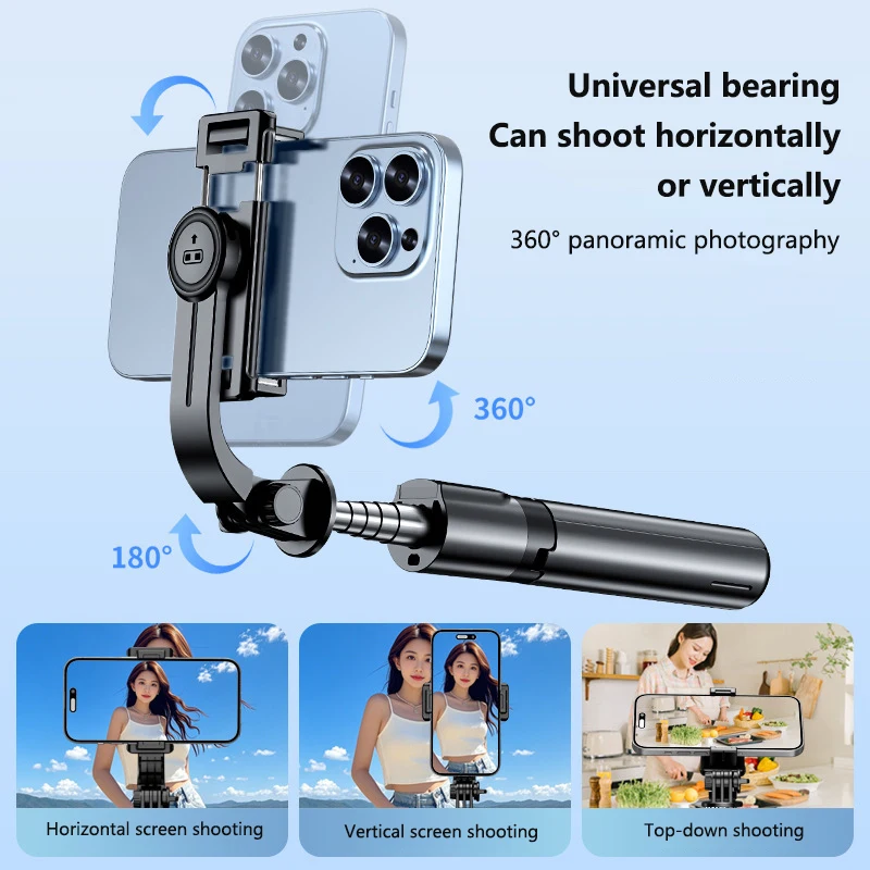

New Selfie Stick Tripod Detachable Bluetooth Remote 360° Rotation Extendable Pole Fill Light Compatible with iPhone Android 2025
