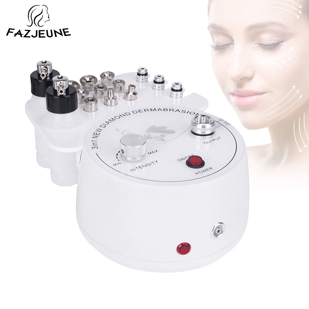 

3 In 1 Microdermabrasion Diamond Dermabrasion Machine Facial Peeling Skin Care Water Spray Face Exfoliating Vacuum Great Suction