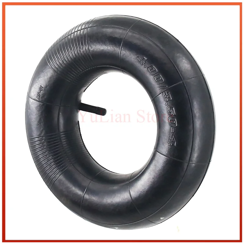 أنبوب داخلي مطاطي بوتيل سميك 4.00/3.50-4 4.10-4 للكهرباء/سكوتر الغاز، دراجة نارية صغيرة، عربة، أجزاء أنبوب جزازة العشب
