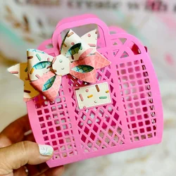Jelly Tote Bag Metal Cutting Dies for DIY Scrapbooking Album Paper Cards Decorative Crafts Embossing Die Cuts