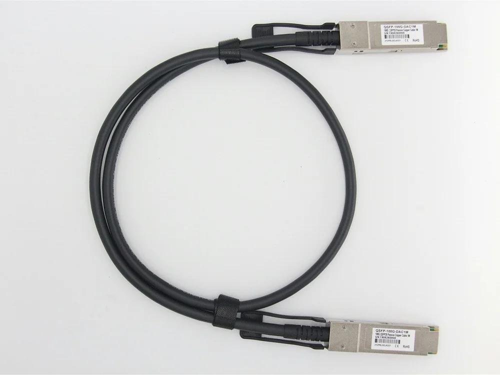 1m (3 ft) Compatible Qsfp-100G-Cu1M Model 100g Qsfp28 Passive Direct Connection Copper Twisted Cable