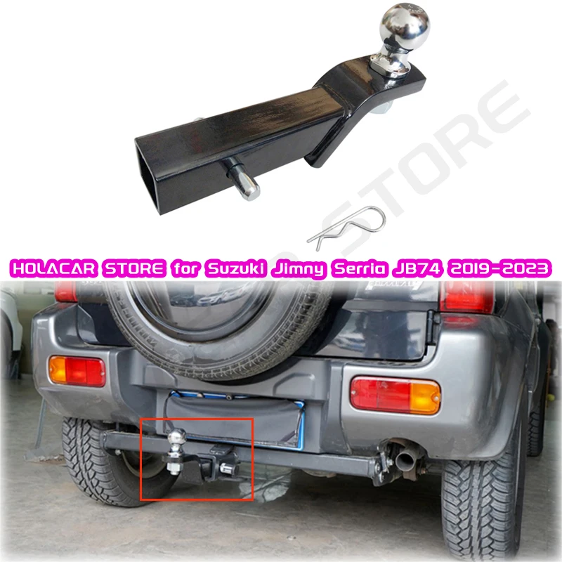 Tow Bar Tongue Ball Trailer Connector Ball Joint Hitch Pin Latch/Lock For Suzuki Jimny JB64 JB74 Gen4 2019 2020 2021 2022 2023