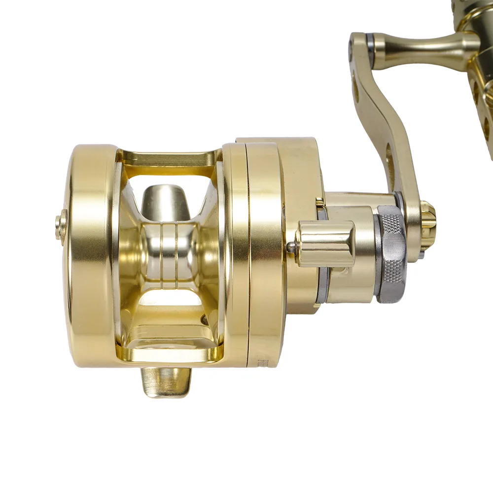 2024 4.5:1 Big Game Saltwater Fishing Reel Slow Jigging Reel Metal Tuna Trolling