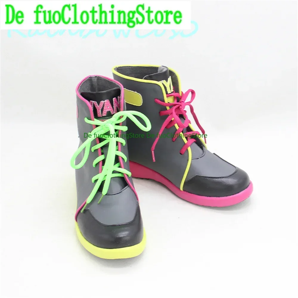 HoloLlive Vtuber Vsinger KING أحذية كوسبلاي أحذية لعبة أنيمي الهالوين Defu متجر أحذية الملابس