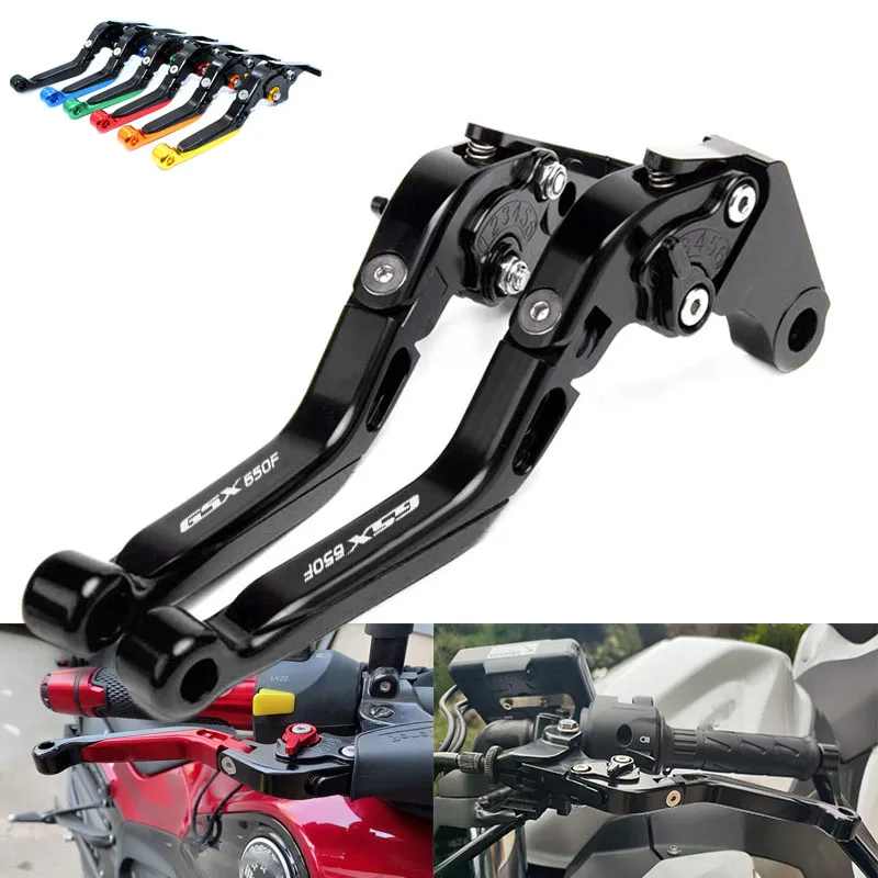 Fit For \GSX650F GSX 650F 2008 2009 2010 2011 2012 2013-2015 Motorcycle Accessories Folding Extendable Brake Clutch Levers