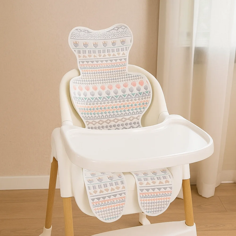 

Sweet Soft Baby Stroller Cooling Pad Cute Dining Chair Baby Stroller Cushion Breathable Pram Cushion Pushchair Car Mat Toddler